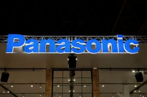 FILE PHOTO:  A logo of Panasonic Corp is pictured at the CEATEC JAPAN 2017 in Chiba