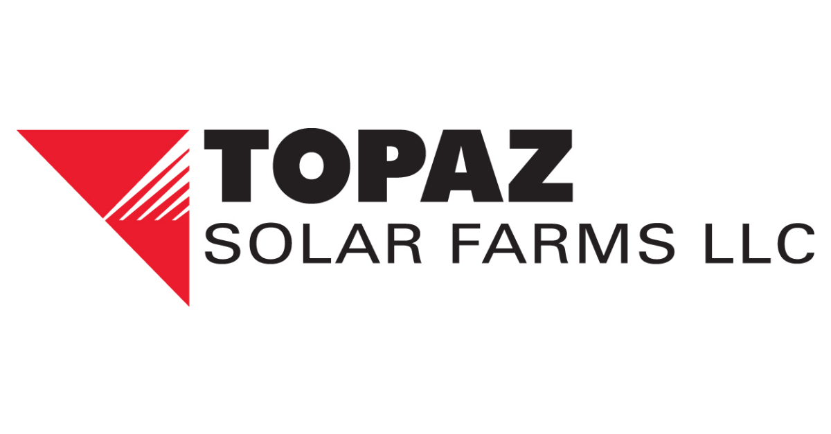 Topaz Solar Farms Receives May Payment From PG&E