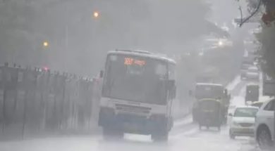 Watch- Heavy rains, hailstorm hit parts of Bengaluru