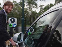 Victoria first- School trials solar-powered electric car charger