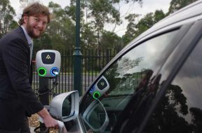 Victoria first- School trials solar-powered electric car charger