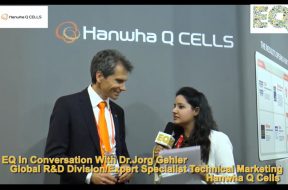 EQ in conversation with Dr. Jorg Gehler, Expert Specialist Technical Marketing at Hanwha Q Cells