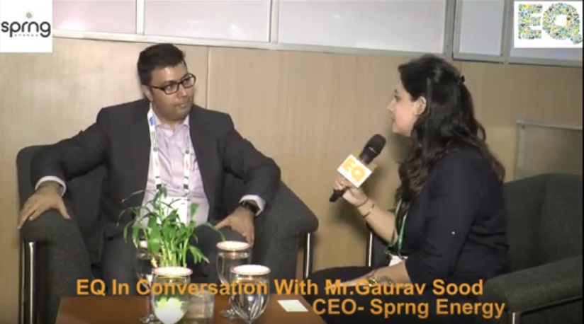 EQ in conversation with Mr. Gaurav Sood, CEO- Sprng Energy