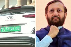 Prakash Javadekar takes electric car to Parliament, asks public to join fight against pollution