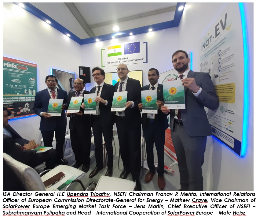 SolarPower Europe and National Solar Energy Federation of India(NSEFI) Launch India Solar Investment Opportunities Report