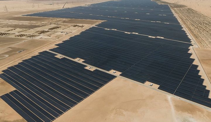 World’s Largest Solar Project Will Also Be Its Cheapest