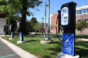 Rider doubles number of electric vehicle charging stations on campus