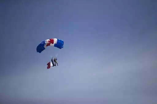 Parachutist makes world’s first jump from solar-powered plane