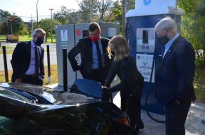 Acadia University proud to offer new fast electric vehicle charging station