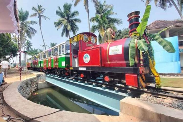 India’s first solar-powered miniature train launched at Veli Tourist Village in Kerala