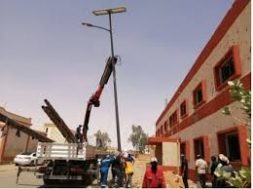 UNDP promoting clean energy through solar streetlights in Libya