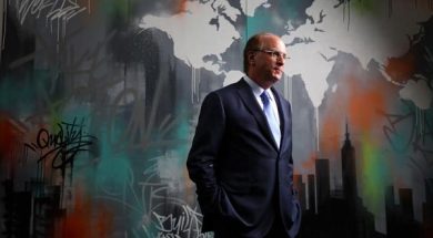 Larry Fink, founder and chief executive of the investment firm Blackrock, at his offices in New York on Aug. 10, 2016.  (Damon Winter/The New York Times)