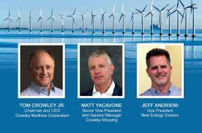 Crowley Forms New Energy Division with Focus on Offshore Wind, Liquefied Natural Gas and other Emerging Energy Sources