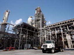 FILE PHOTO: The Valero St. Charles oil refinery is seen during a tour of the refinery in Norco