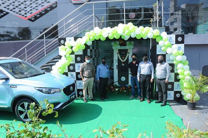 MG Motor, Tata Power install superfast EV charging station in Chennai