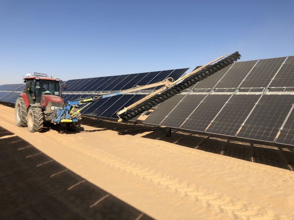 SunBrush® mobil and Infinity establish service base at Benban, Africa’s largest solar park