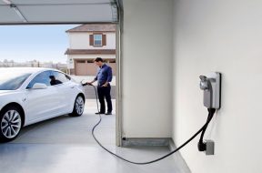 A ChargePoint charging location is seen in this undated handout photo