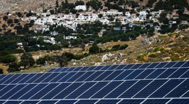 Wind and the sun power Greek islands’ green energy switch