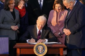 Biden signs $1.2 trillion infrastructure bill into law, hailing bipartisan breakthrough