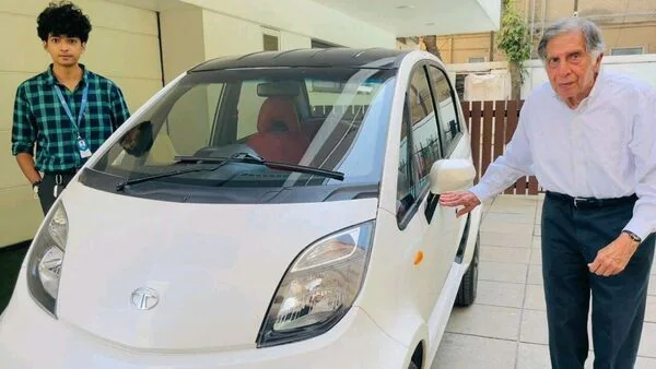 Ratan Tata takes delivery of custom Tata Nano electric car – EQ Mag Pro