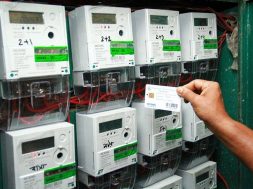 Status of prepaid electric meters installation