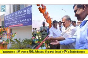 DVC Chairman, R.N Singh inaugurated 11kv system at 13233kv BIADA substation