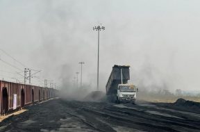 First Coal Rake Loading From Dharamjaigarh Freight Terminal Developed by East Rail Corridor of SECL