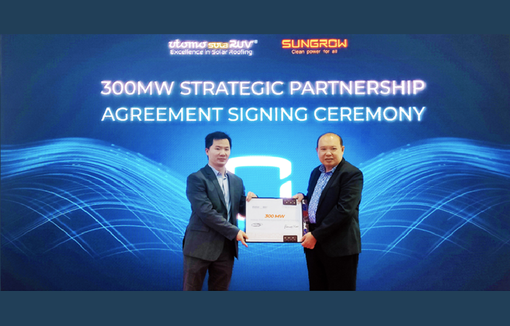 Sungrow inks 300 MW sales deal with Utomo SolaRUV – EQ Mag Pro