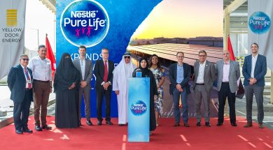 Nestlé Pure Life & Yellow Door Energy Switch on Solar Carport