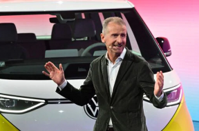 Volkswagen CEO says can’t go all-in with electric vehicles just yet