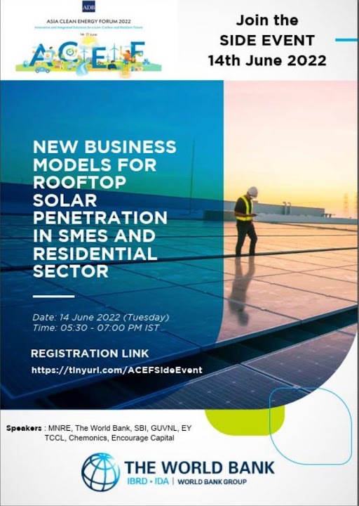 New Business Models for Rooftop Solar Penetration in SMEs and Residential Sector 14 – 17 June 2022 – EQ Mag Pro