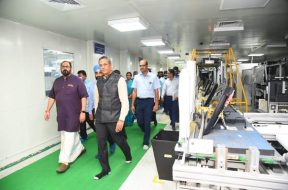 India Committed to Reach $300 Bn Worth of Electronics Manufacturing and Exports By 2025-26, Visits India’s First Lithium Cell Manufacturing Plant at Tirupati MoS Rajeev Chandrasekhar