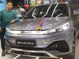 BYD Atto 3 Electric SUV reaches dealership Quick walkaround video