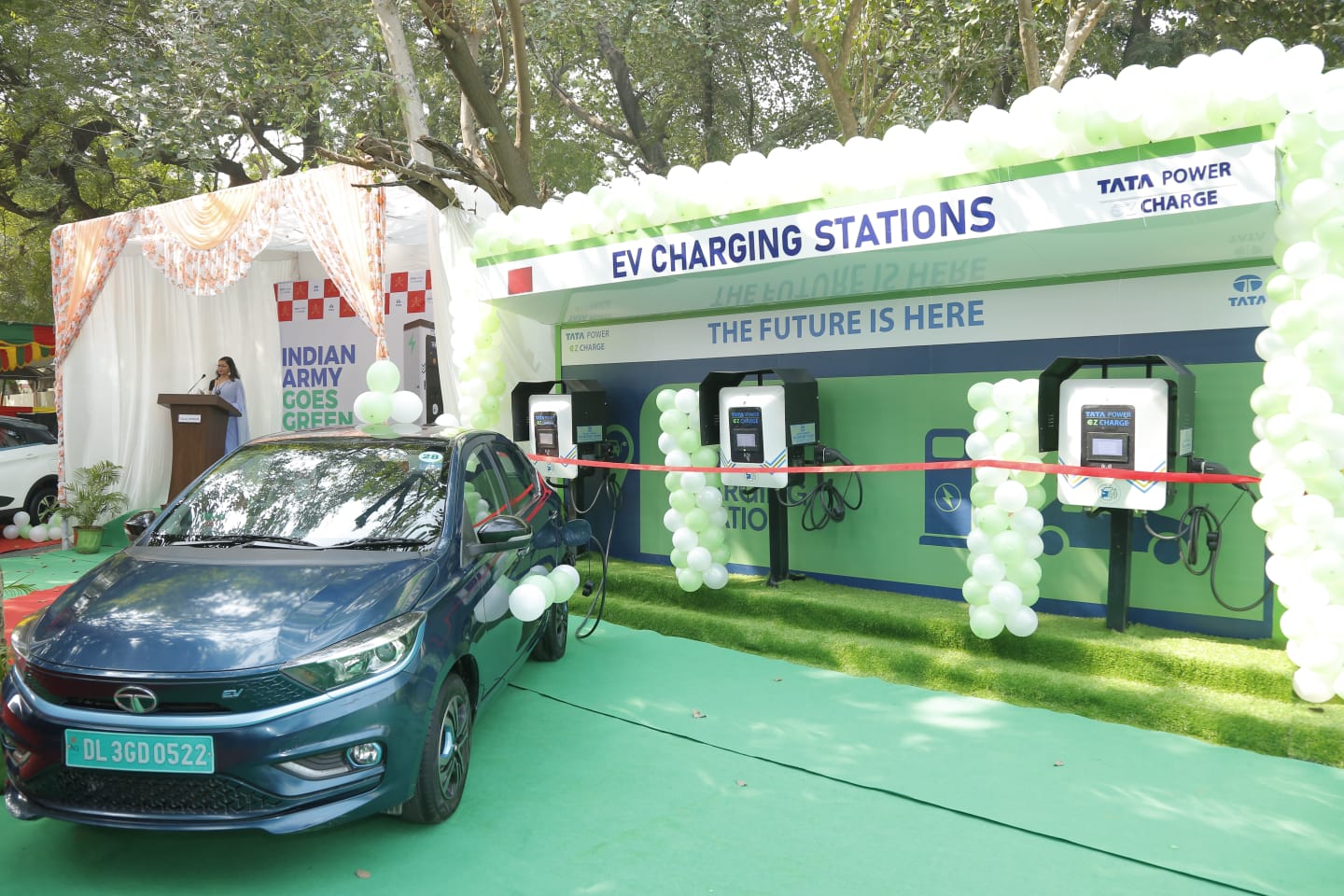 Tata Power collaborates with The Indian Army to set up EV charging points in Delhi Cantonment