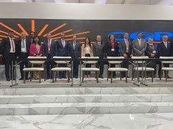 Sumant Sinha, Chairman, and CEO of Leading global renewable energy company ReNew Power signing in presence of key ministers in the Egyptian Pavilion at COP27