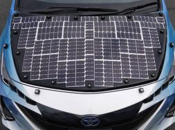 Toyota Prius Prototype Equipped With A Solar Charging System