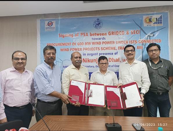 Solar Energy Corporation of India to supply 600 MW Wind Power to GRIDCO Odisha under Power Sale Agreement – EQ Mag