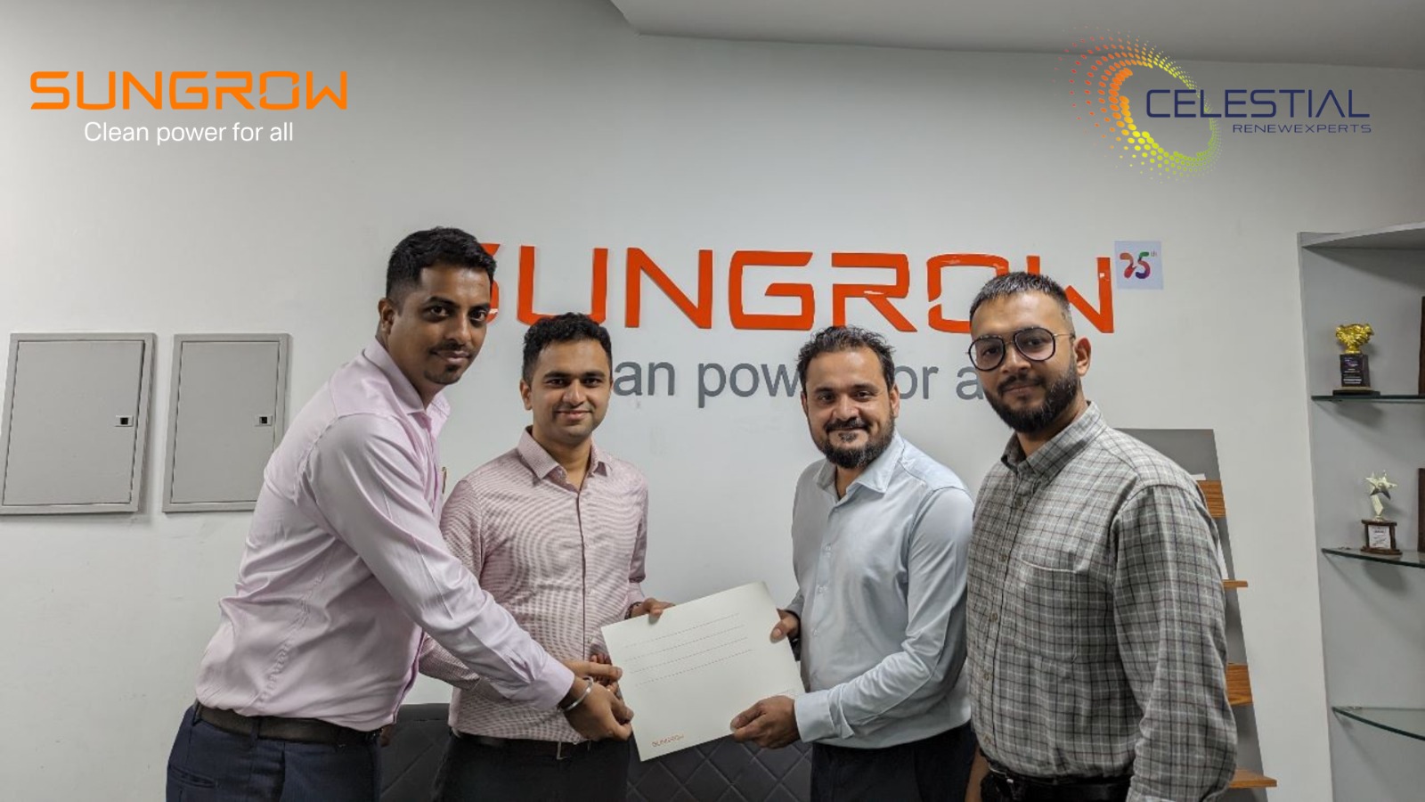 Sungrow Signs Celestial Renewexperts as its Distributor in different states of South India – EQ Mag