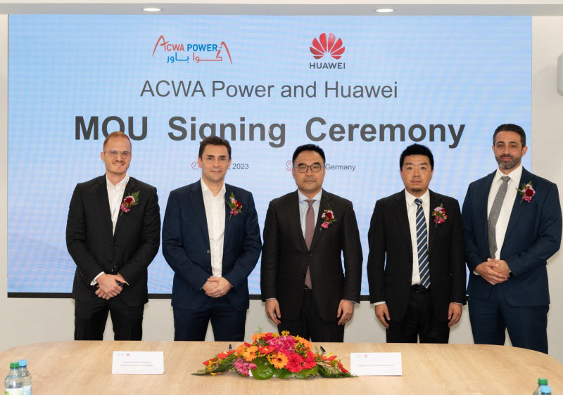 ACWA Power and Huawei to Spur Innovation in Local Renewable Energy and Storage Development – EQ Mag