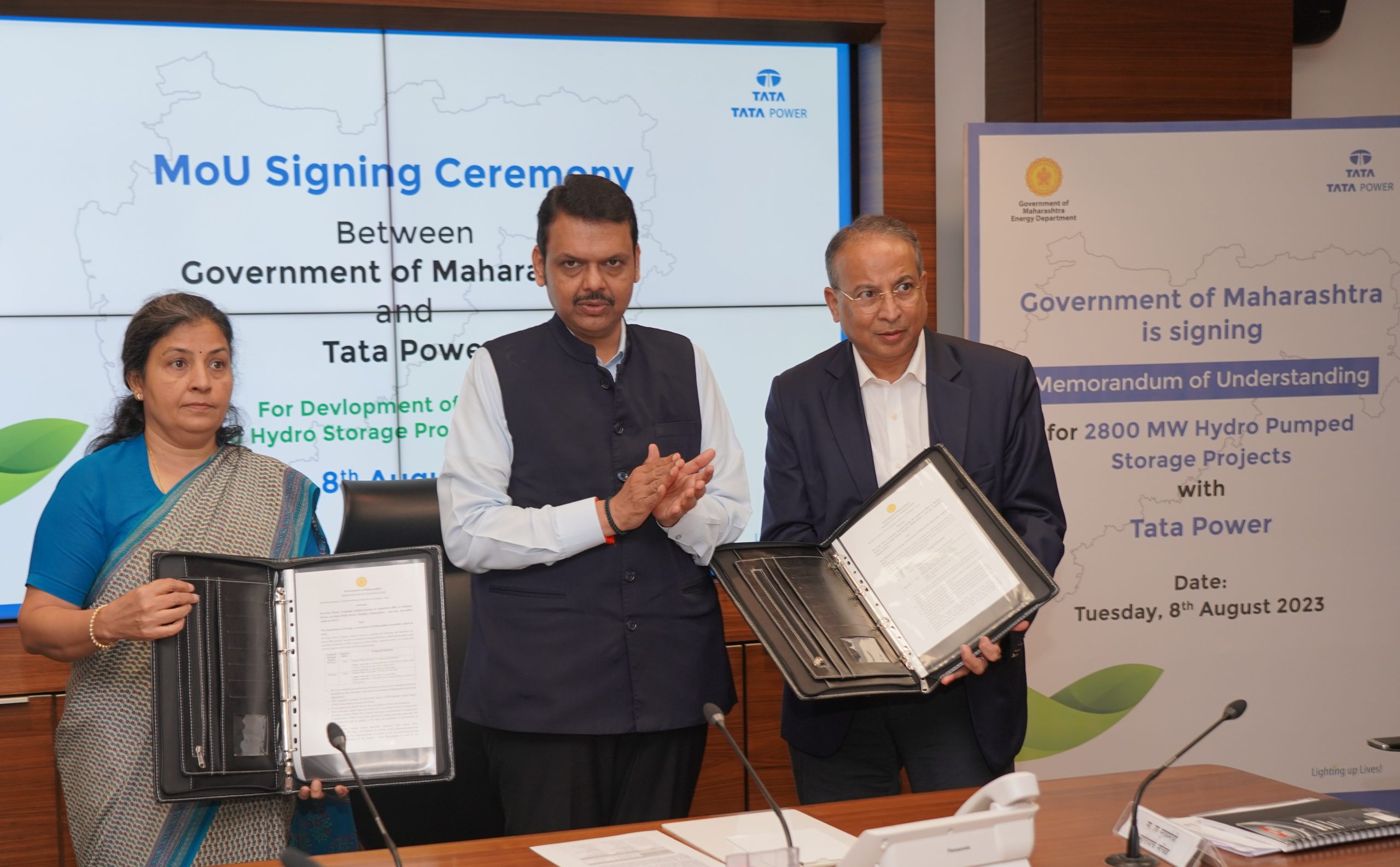 Tata Power signs MoU with the Government of Maharashtra for Development of 2800 MW of Pumped Hydro Storage Projects – EQ Mag