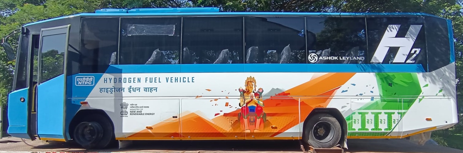 NTPC Starts Trial Run of Hydrogen Bus in Leh – EQ Mag