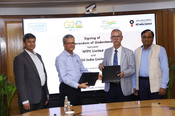 NTPC and OIL come together to collaborate in Renewable Energy and Decarbonization – EQ