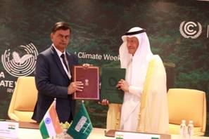 India and Saudi Arabia sign MoU in Electrical Interconnections, Green / Clean Hydrogen and Supply Chains – EQ