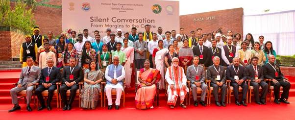 The 3-day tribal art exhibition “Silent Conversation: From Margins to the Centre” concludes