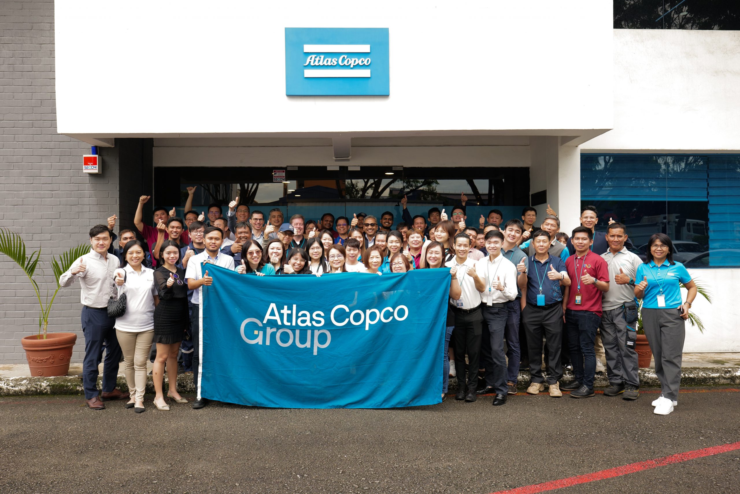 Atlas Copco Singapore collaborates with NEFIN and other providers to launch the comprehensive ESG programme “Go Green” to develop one of the most sustainable offices in Singapore – EQ