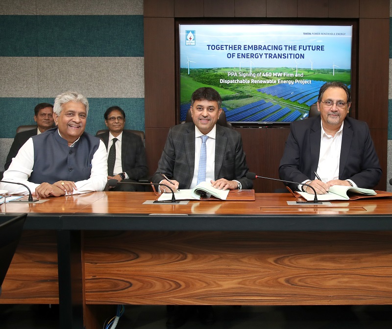 Tata Power Renewable Energy Limited Signs PPA with SJVN Limited to set up 460 MW Firm and Dispatchable Renewable Energy Project – EQ