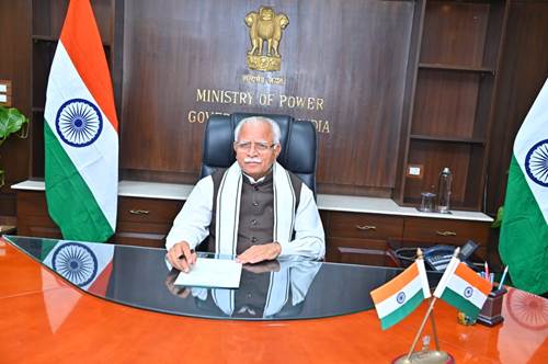 Sh. Manohar Lal assumes charge of Ministry of Power – EQ