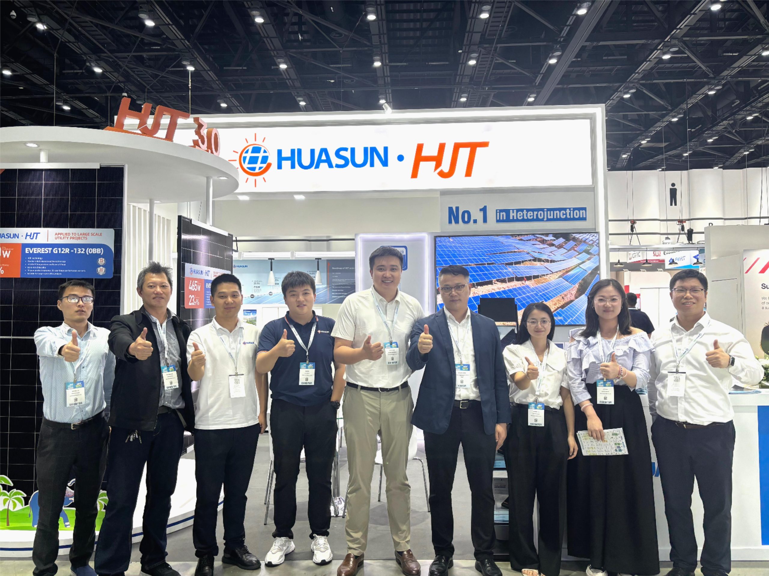 Huasun Highlights Next-Generation Heterojunction Technology at ASEAN Sustainable Energy Week Thailand 2024 – EQ