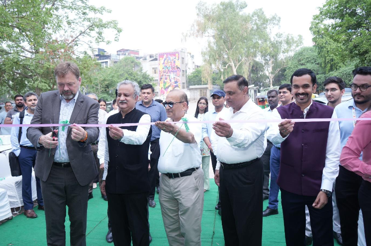 Inauguration of Delhi’s First Grid-Connected Solar EV Charging Station – EQ