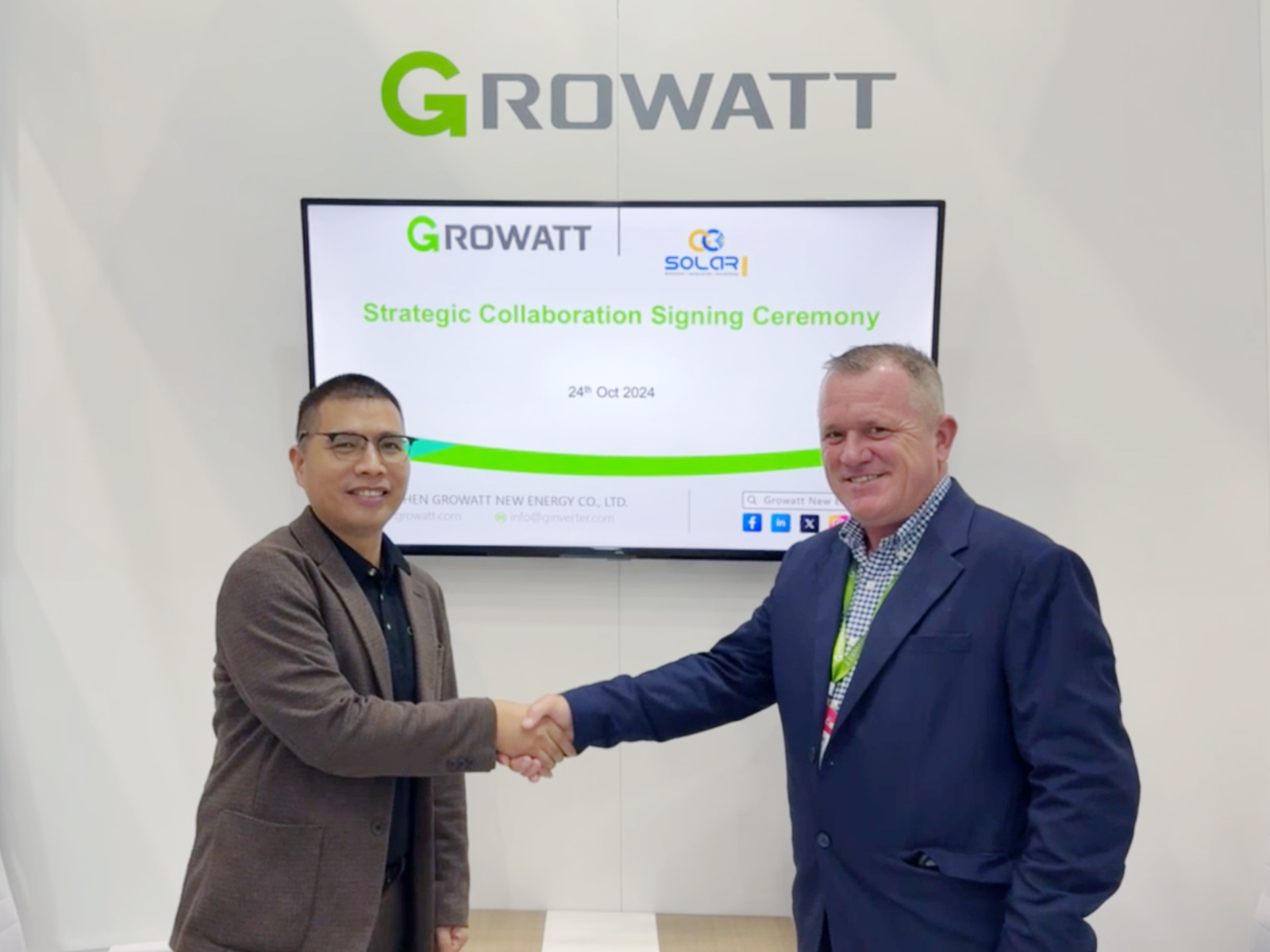 Growatt Australia and Go Solar Group Sign Landmark MOU at All Energy Australia 2024 Expo – EQ